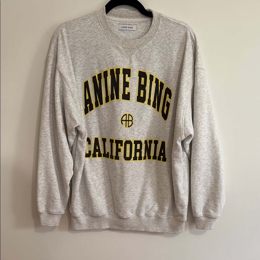 ANINE BING Crewneck Sweatshirt / Large